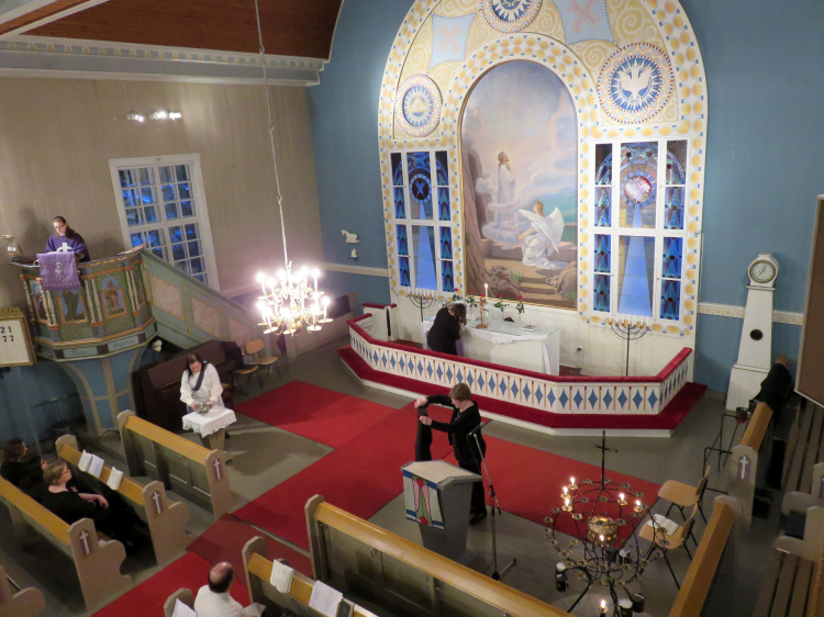Kiirastorstai Tarvasjoen kirkossa 2016