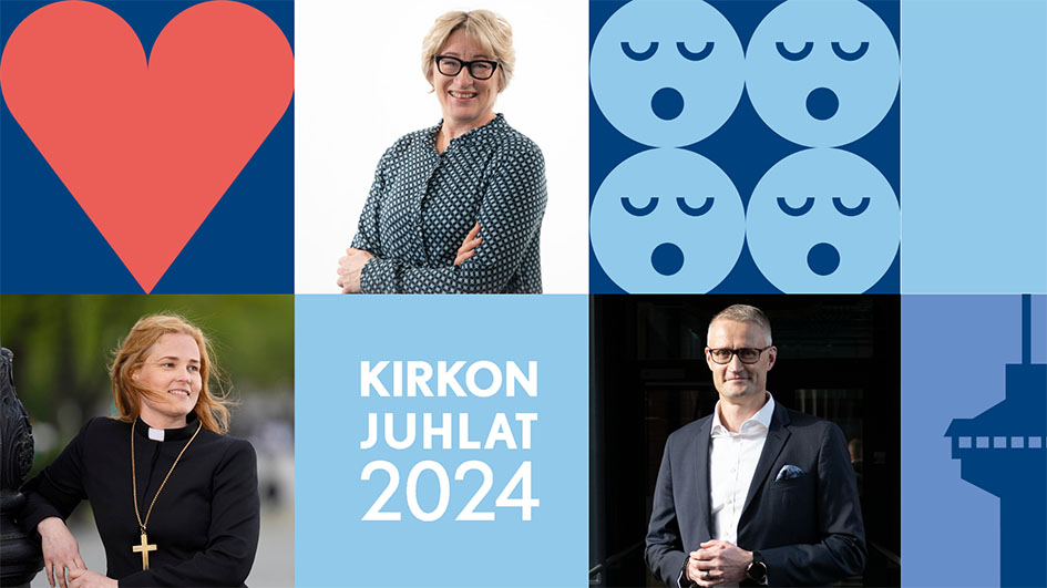 Kirkon juhlien kampanjakuva.