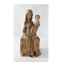Liedon Madonnan, keskiaikainen puuveistos, esittää Mariaa Jeesus-lapsi sylissään.