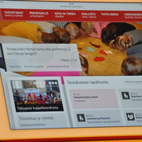 uudet verkkosivut iPadin näytöllä